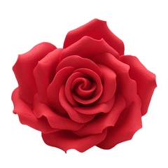 Piros óriás rózsa cukormasszából - Lumea
