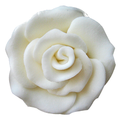 Kicsi fehér rózsa szett cukormasszából, 20 db. - Lumea