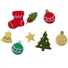 Karácsonyi díszek cukormasszából - Lumea
