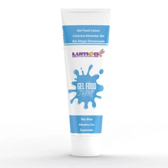 Égszínkék ételfesték gél, 30g - Lumea