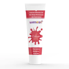 Élénk piros ételfesték gél, 30g - Lumea