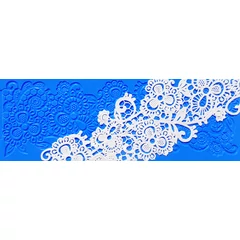 Csipke mintás szilikon - Oriel - Crystal Lace