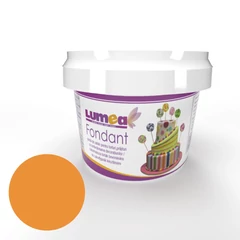Narancssárga neon hatású fondant, 400g - Lumea