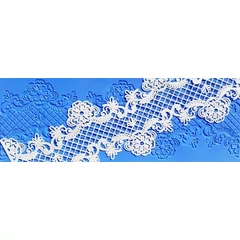 Csipke mintás szilikon - Serenata - Crystal Lace