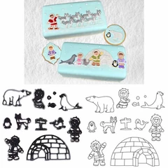Iglu szett, 13 db. - Patchwork