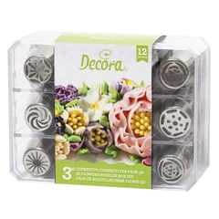 Díszítöcső szett, 12 db. - Decora