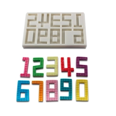 LEGO számok szilikon forma - Lumea