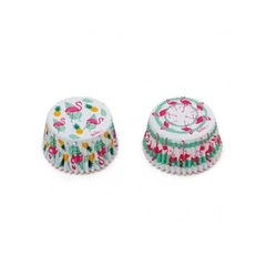 Flamingó mintás muffin papír, 36 darab - Decora
