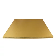 Arany színű kocka tortadob, 35.5cm (14inch) - Lumea