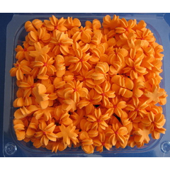 Narancssárga cukorvirág szett, 300g - Lumea