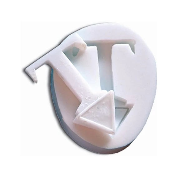 "T" betű szilikon forma - SilikoMart