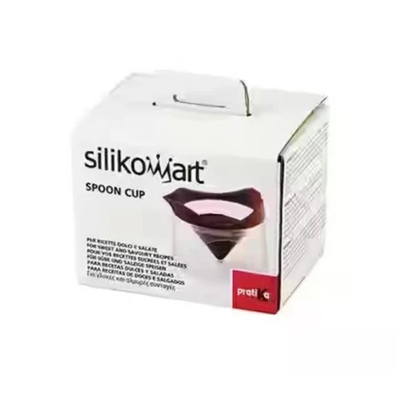 Átlátszó adagoló edény szilikon véggel - SilikoMart