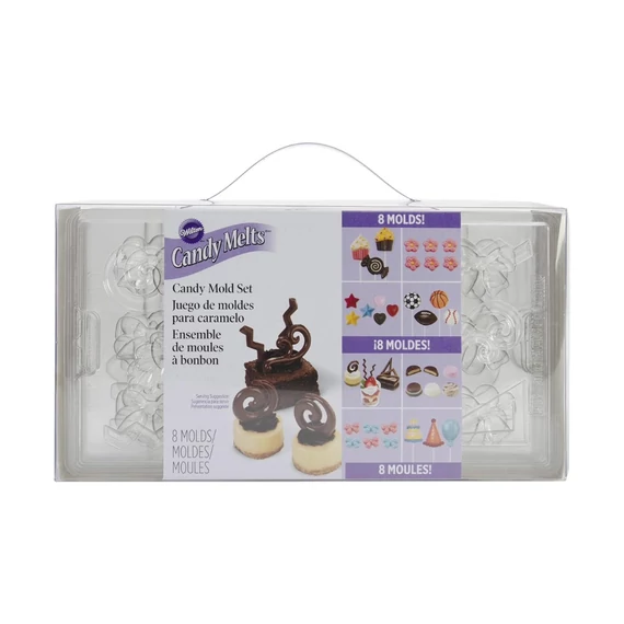 Különböző figura csokoládé forma szett, 8 db. - Wilton