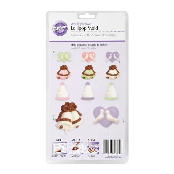 Esküvői minták csokoládé forma - Wilton