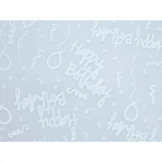 "Happy Birthday" mintás szilikonlap, 51cm - Wilton
