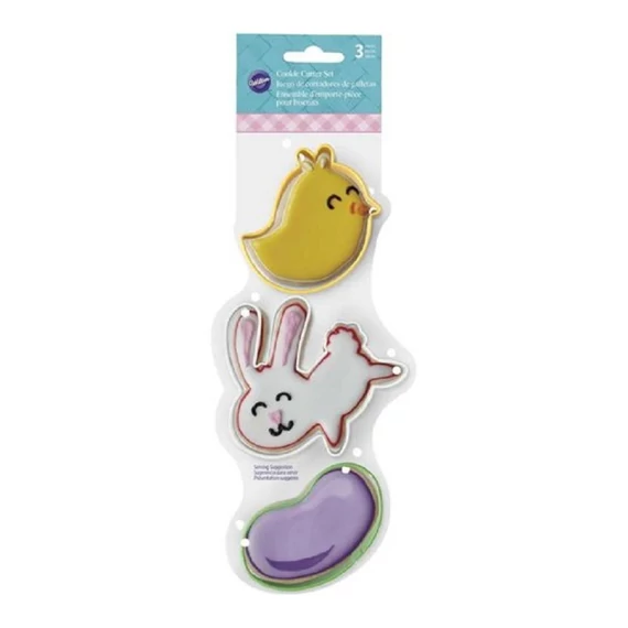 Nyúl, Csibe, Jelly Bean kiszúró szett, 3 db. - Wilton