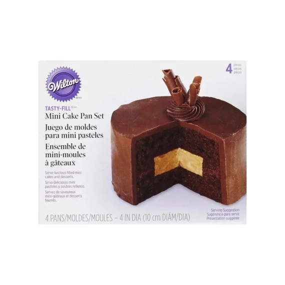 "Mini Cake" sütőforma készlet, 4 db. - Wilton