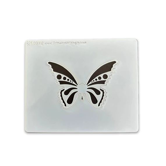 Pillangó mintás Airbrush torta sablon - Lumea