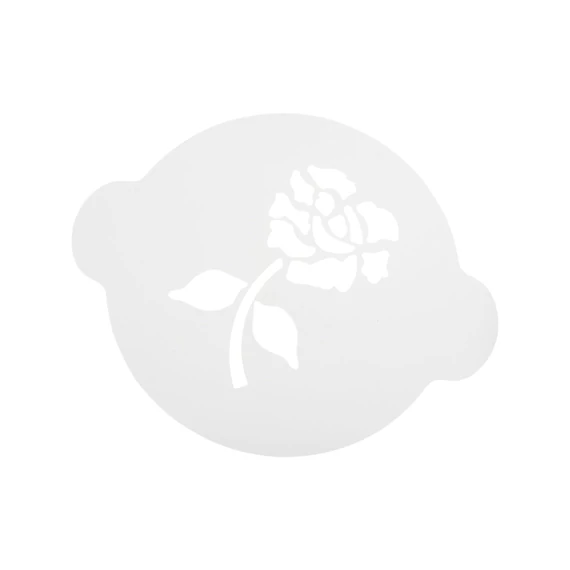 Rózsa mintájú torta sablon - SilikoMart