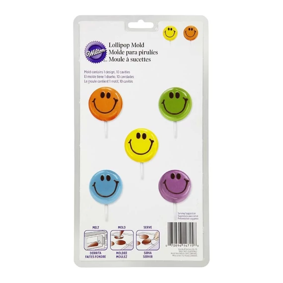 "Smiley Faces" csokoládé forma - Wilton