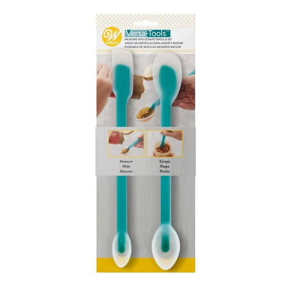 Szilikon Fakanál és Spatula szett, 2 db. - Wilton