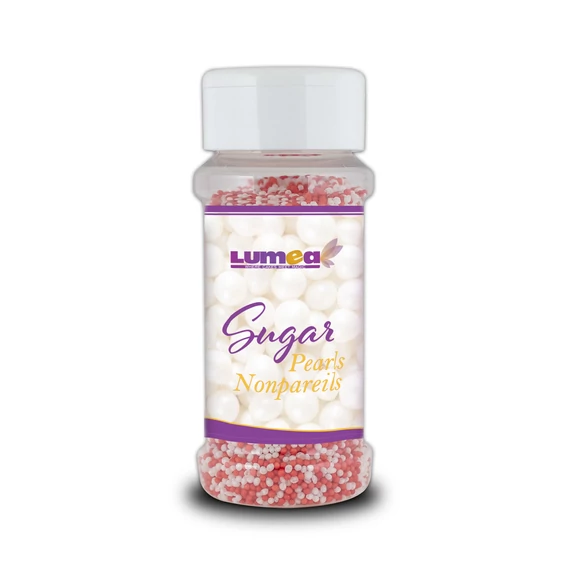 Piros és fehér nonpareils mix, 90g - Lumea