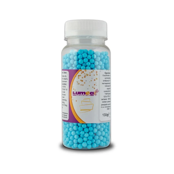 Égszínkék cukorgyöngy 5mm, 130g - Lumea