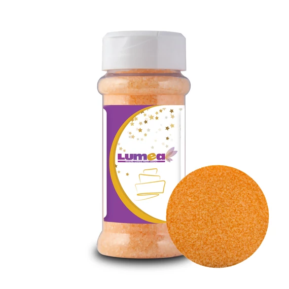 Narancssárga dekor cukor, 90g - Lumea