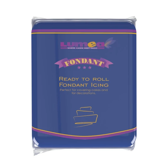Indigókék fondant, 500g - Lumea