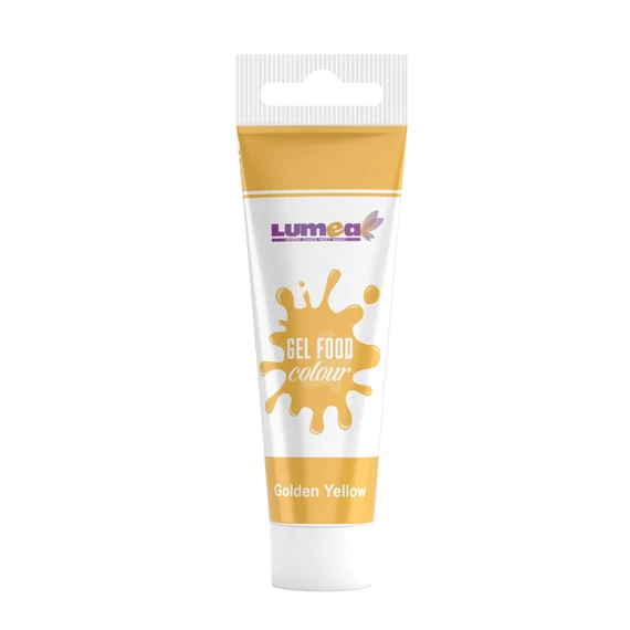 Aranysárga ételfesték gél, 30g - Lumea