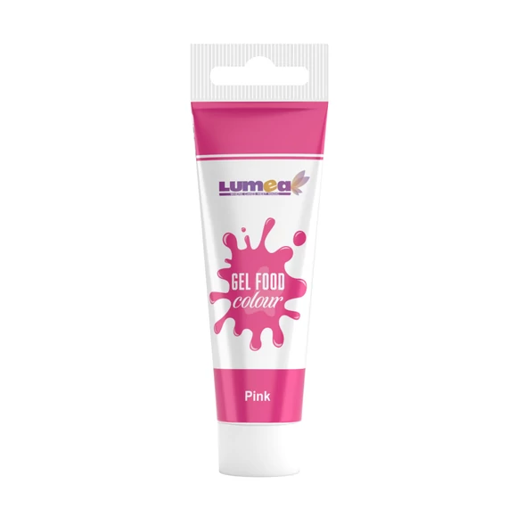 Pink ételfesték gél, 30 g - Lumea