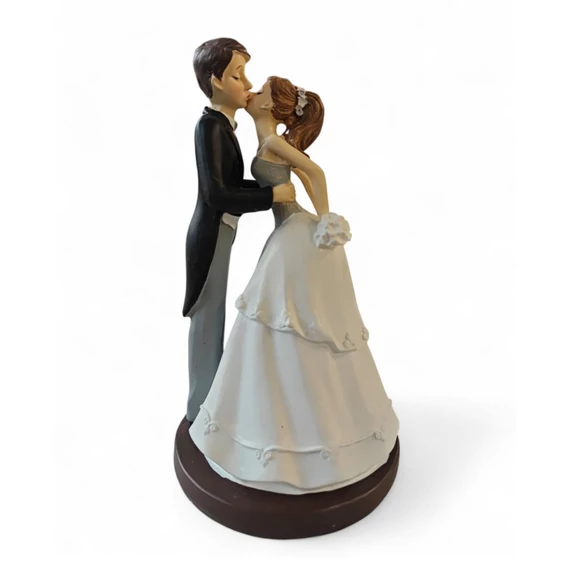 "I Kiss You" Nászpár tortadísz - Modecor