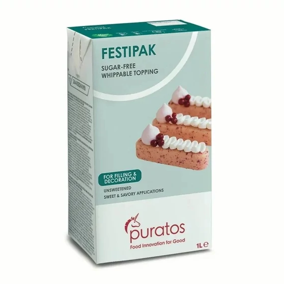 Cukor mentes Festipak UHT Növényi Krém, 1L - Puratos