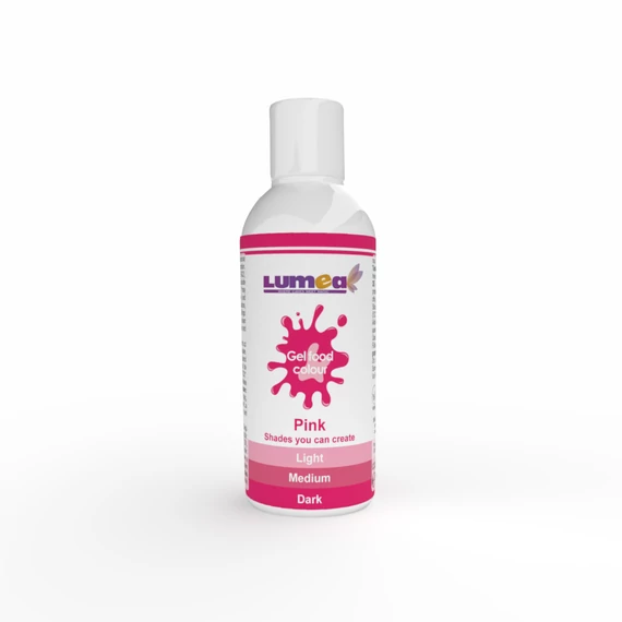 Pink ételfesték gél, 200g - Lumea