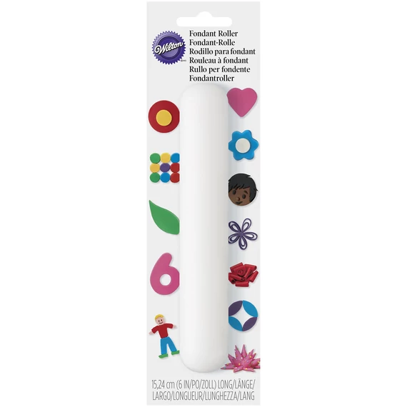 Fehér nyújtóhenger, 15cm - Wilton