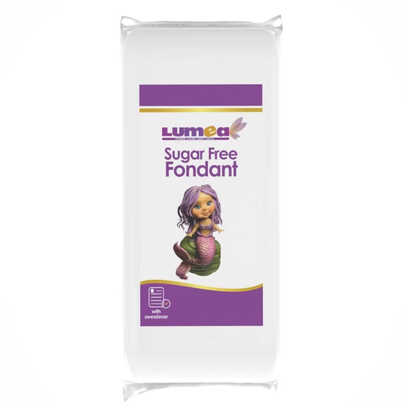 Cukor mentes Fehér fondant édesítőszerrel, 1kg - Lumea