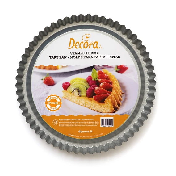 Kerek tartlet sütőforma, tapadásmentes bevonattal, 24x3cm - Decora