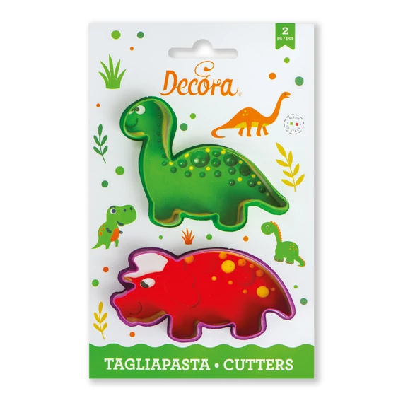 Dinoszaurusz kiszúró szett, 2 db. - Decora