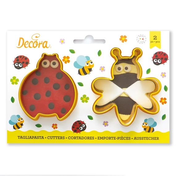 Katica és méh kiszúró szett, 2 db. - Decora