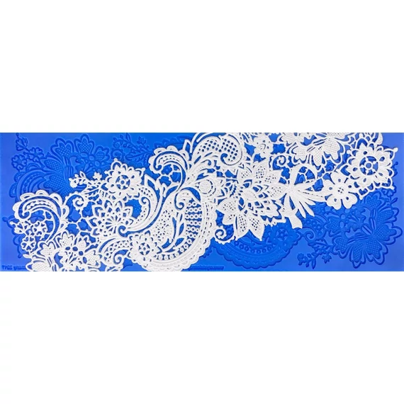Csipke mintás szilikon - Midnight Garden - Crystal Lace