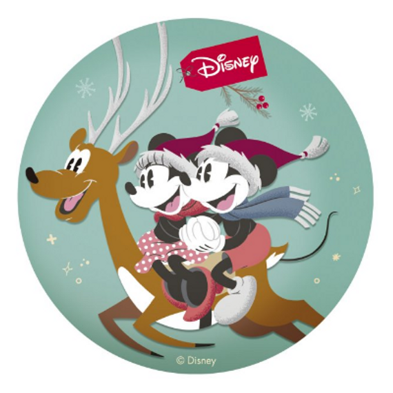 Mickey és Minnie Karácsonyi ostya - deKora
