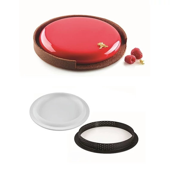 Tarte Ring, 190mm és szilikon sütőforma - SilikoMart