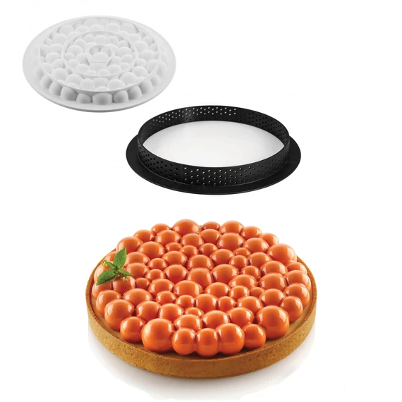 Tarte Ring "Bubble", 190mm sütőforma - SilikoMart