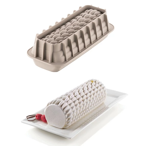 Szilikon tortaforma "Buche quenelle" - SilikoMart