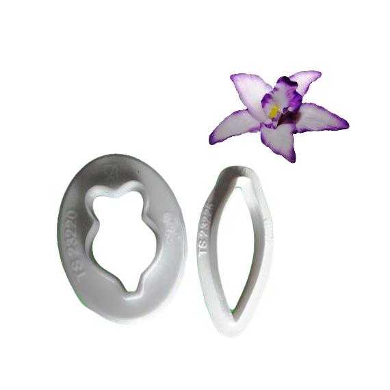 Orchidea kiszúró szett, 2 db. - Lumea