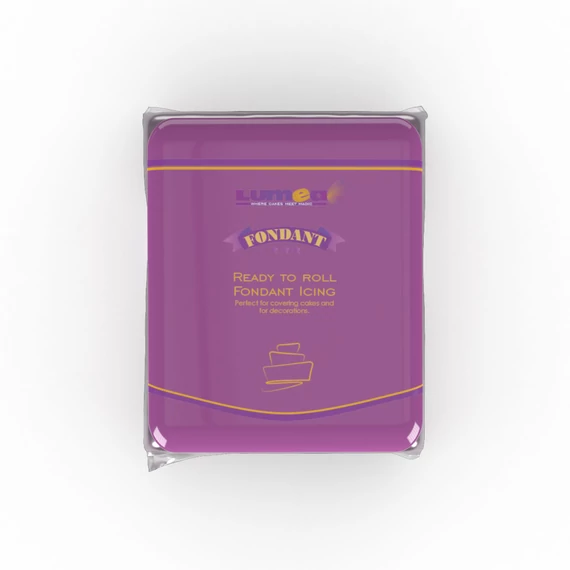 Lila neon hatású fondant, 250g - Lumea