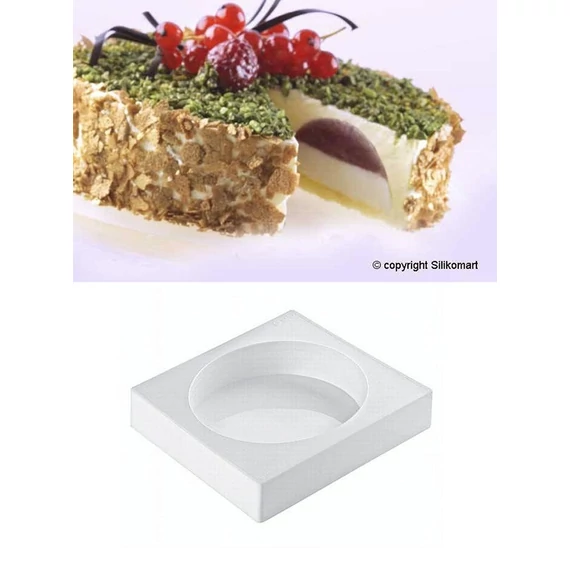 Kerek szilikon tortaforma, 16 cm - SilikoMart