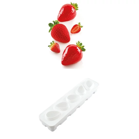 "Fragola" szilikon sütőforma - SilikoMart