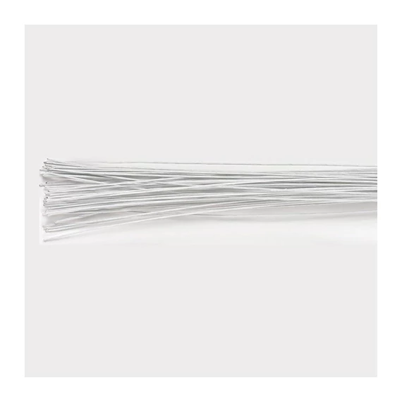 Fehér virág drót, 36 cm - 28 # - Culpitt