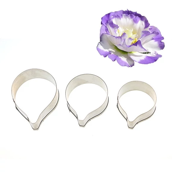 Lisianthus virág kiszúró szett, 3 db. - Lumea